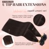 UK-Fashion-Shop Extension Capelli Veri Remy Hair Capelli Veri Extension Human