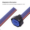 HiSport Halogen Headlight Harness Compatible with Hyundai Elantra 2017-2018 Connector