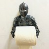 Toilet Paper Holder Tissue Storage Roll Medieval Statue Knight to