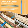CONCHACIELO Professional Piano Tuning Kit: Universal Piano Tuning Tools Kit