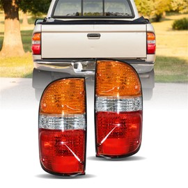 labwork 2 PCS Tail Lights Assemblies Replacement for 2001-2004 Toyota Tacoma Pickup Truck Rear Brake Lamps Left Driver & Right Passenger Side 8156004060 TO2800139