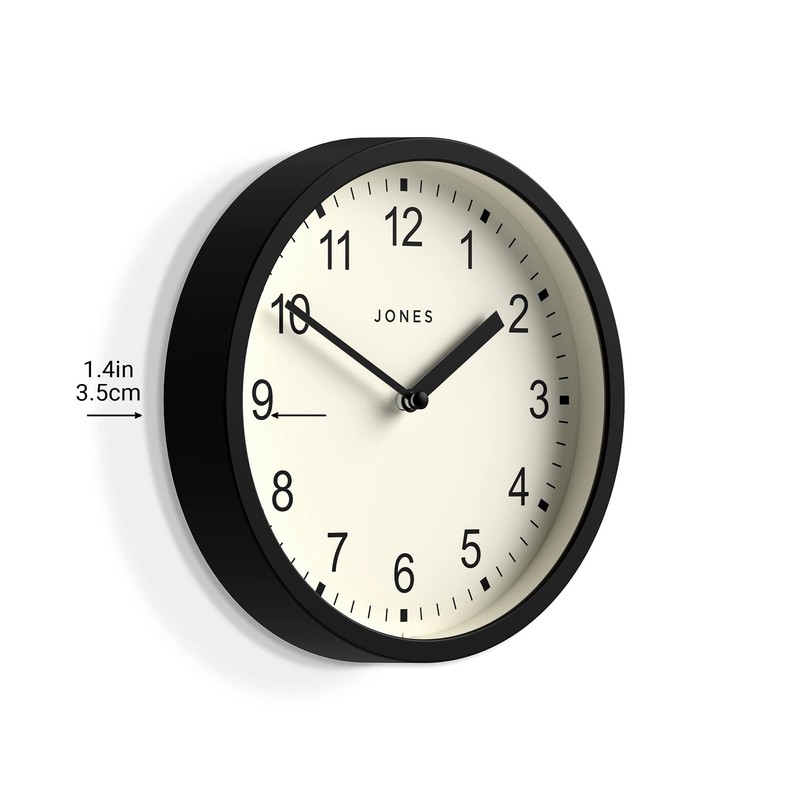 Jones Clocks® The Spin - Small Wall Clock - Modern