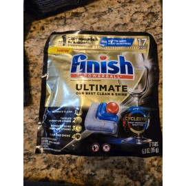 Finish Powerball Dishwasher Detergent Ultimate Cyclesync  17 Count