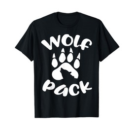 Wolf Pack Wolf Family Matching T-Shirt