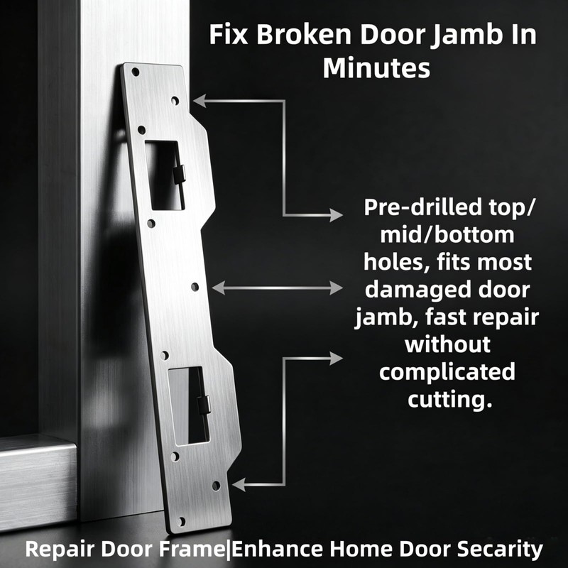 U 10385 Door Strike Plate and U 10539 Door Reinforcement