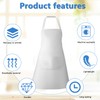 Bgtecho18 Pack Bib Apron,Aprons Bulk with 2 Pockets,Apron Bulk for