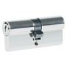 Lock LC70QNS Cilindro europeo 70 mm función doble, níquel satinado,