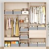 DIMJ Closet Storage Bins 8 Pack - Fabric Storage Baskets