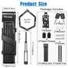 Cableet Heavy Duty 87cm Folding Bike Lock - Thickened Alloy