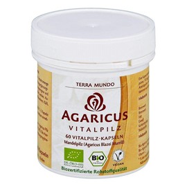 Agaricus Vital Mushroom Organic Terra Mundo Capsules Pack of 60