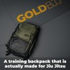 Gold BJJ Jiu Jitsu Backpack - Heavy Duty Gym Bag