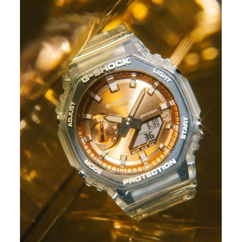 Casio Anadigi Wrist Watch, Rose Gold