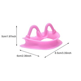 Chargenyang Silicone Mouth Opener, Dental Cheek Retractor for Teeth Whitening,Reusable Intraoral Lip Retractor (6, Multi-Colored)