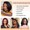 MOOTAFUL Bob Wig Human Hair 13x4 Lace Front Wig Human