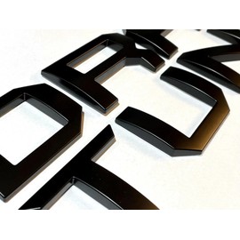Tailgate Letters Inserts Compatible with 2022 2023 2024 2025 Tundra Models 3D Emblems with Strong Adhesive - Matte Black