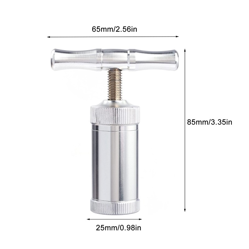 Mini Aluminum Alloy Spice Compression Tool Portable Single Handle Pollen