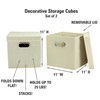 Household Essentials 39-1 Decorative Storage Cube Set with Removable Lids