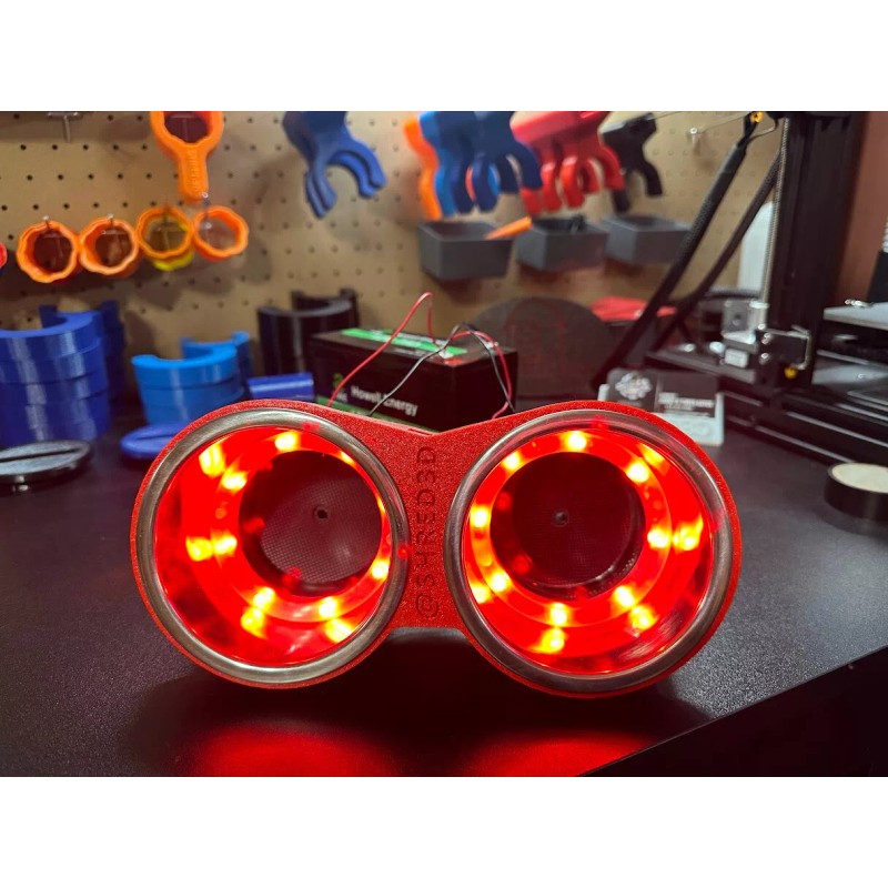 Polaris RZR passenger Grab handle LED cup holder
