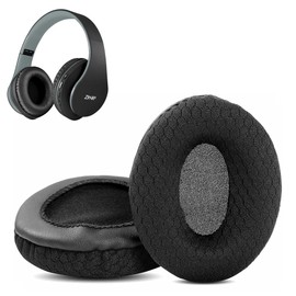 Bluetooth Over-Ear Ear Ear Pads, HAIZEEN Ear Pads Compatible with Zihnic Bluetooth Over-Ear Headphones Ear Pads Replacement Cushion (Breathable Fabric/High-Quality Foam)