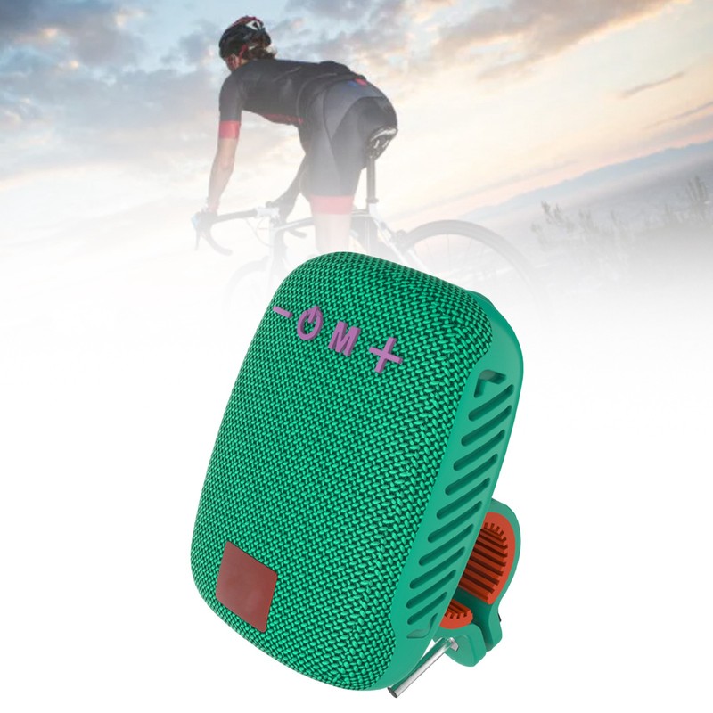Bike Bluetooth Speaker IPX5 Waterproof USB Rechargeable FM Radio Portable