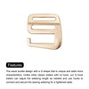 sourcing map Metal Webbing Strap 0.98 Inches 25 mm G-Hook