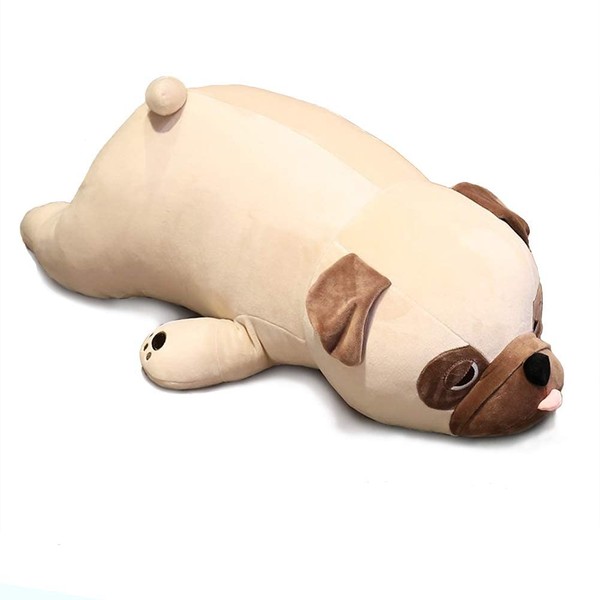 Bulldog Plush Toy, 50cm Stuffed Animal Throw Plushie Pillow Doll,
