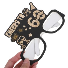 DOITOOL 12 Pcs Birthday Party Glasses, Fun Glasses, 60th Birthday Accessories, Birthday Eyewear, Party Goods, Mask, Birthday Glasses Frame, Cosplay Glasses, Paper