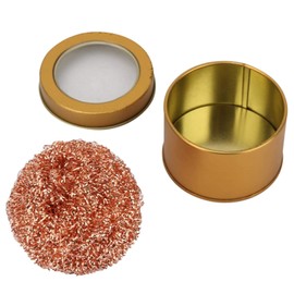 Limpiador de puntas de cautín, soldadura de bolas de alambre, sin necesidad de enfriar Limpieza de cabezales de hierro Limpieza de cabezales de soldador Impurezas para limpiar