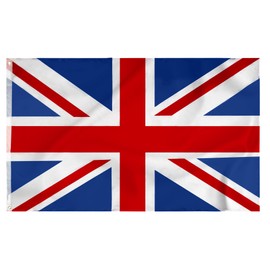 Storm&Lighthouse Small British Flag Union Jack Flag Great Britain UK Flag 3ft x 2ft with Eyelets