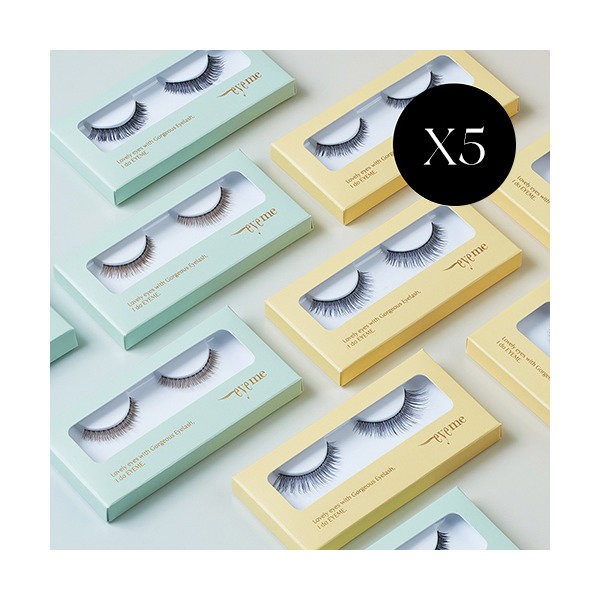 Picasso Aimi eyelashes, 5-piece set of 10 types (+ eyelash