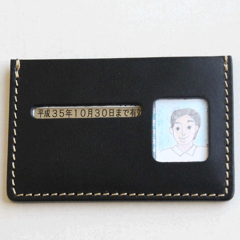 Porco Rosso License Case, Original Tochigi Leather, Made in Japan,