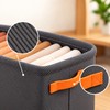 Foldable Clothes Storage Organizer Box with Handles – Non-Woven Fabric