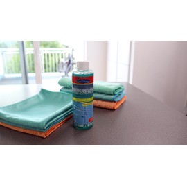 Aqua Clean Microfibre Window Cloth Ultra Plus Crystal 6 Pieces + Magic Shine 200 ml