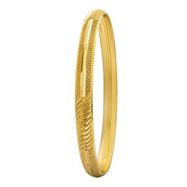 Bodha Traditional IndianAmritsari Gold Plated Punjabi Sikh Kada for Men (SJ_3470_2.12)