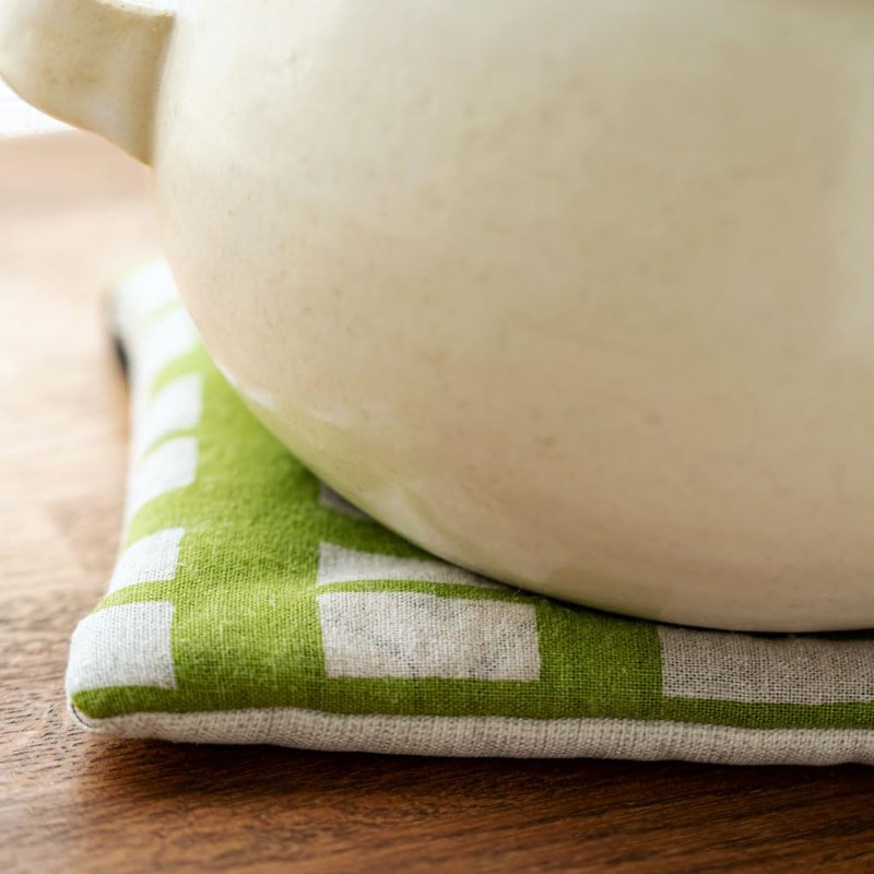 &NE NHK-104-KSGR Trivet Mitt, Koshi Green, Made in Japan, Japanese