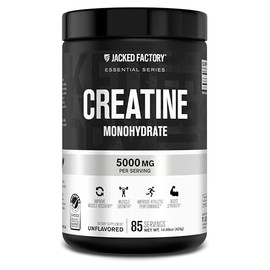 Polvo de creatina monohidrato de 0.18 onzas, suplemento de creatina prémium para el crecimiento muscular, mayor resistencia, mayor energía y mejor ren
