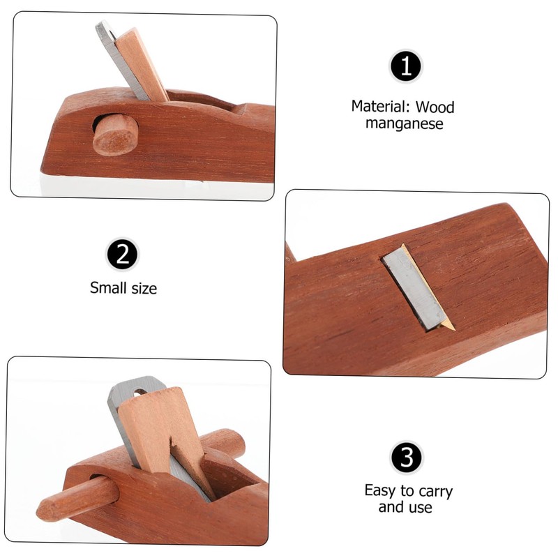 Tofficu Hand Planer Mini Tool for Woodworking Durable Flat Bottom