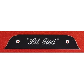 Gibson SG Guitar Tenon Cover - Billy Gibbons 'Lil Red' - 2 ply Black/White