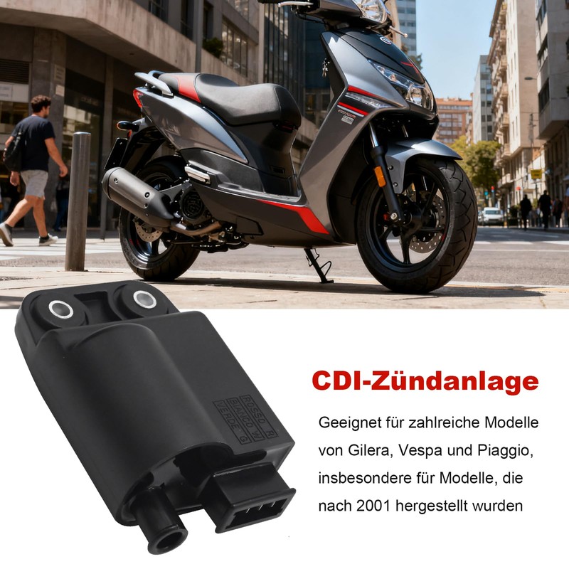 MospdyGear CDI Ignition Unit Replacement for Derbi Senda 50, Gilera