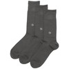 Gunze POLO BCS Men's Business Socks, Solid Color, 3 Pairs,