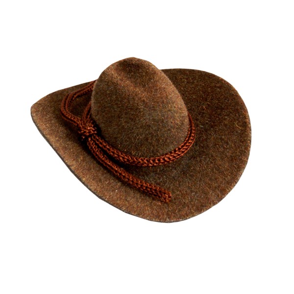 12pcs Mini Cowboy Hat Western Wedding Favors Decoration 2" Brown