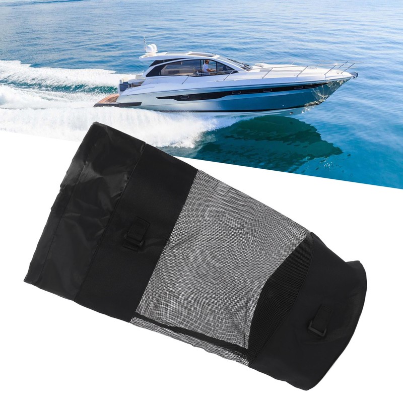 Boat Trash Can Large Capacity Easy to Use Hoop Mesh