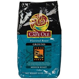 Cafe Ole Flavored Roast Texas Pecan Ground Coffee 12 Oz. (Pack of 3)