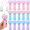 Woanger 15PCS Mini Handheld Fan Bulk 3 Speeds USB Hand