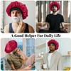 Bonnet for Men, Reversible Silk Bonnet for Sleeping with Curly