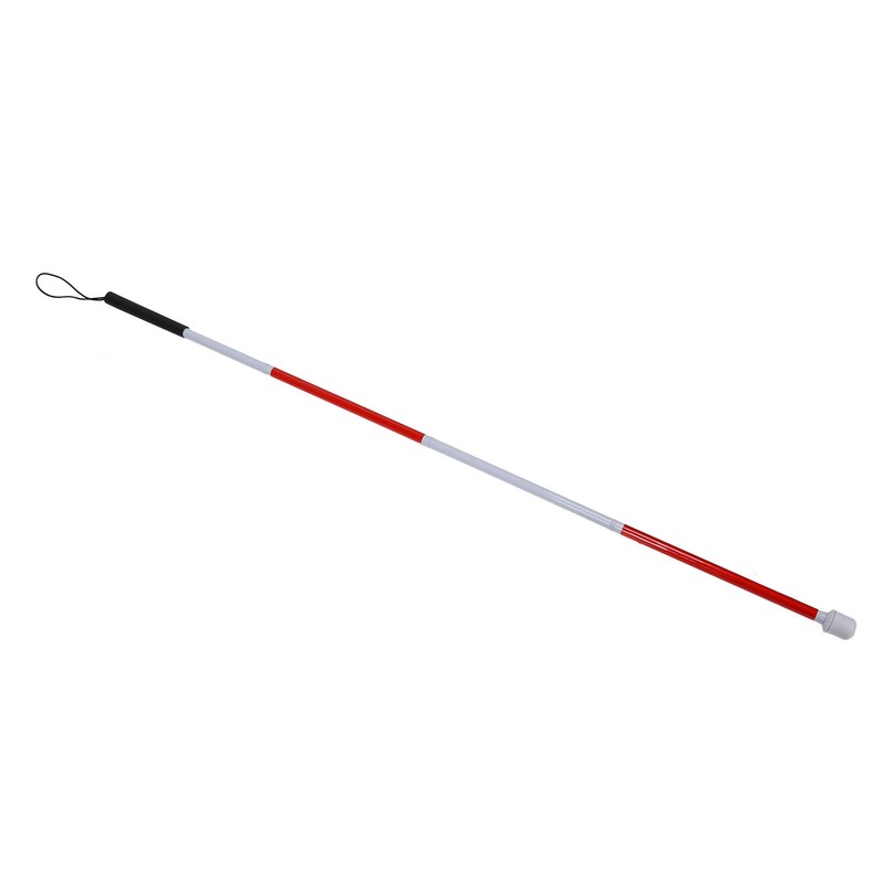 Blind Guide Cane Aluminum Alloy Portable Folding Walking Stick for