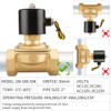 Baomain Pneumatic 2 Inch Normally Open 2 Way Brass Electric