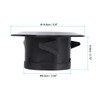 PATIKIL 4 Inch Round Air Vent, 1Pcs ABS Adjustable Soffit
