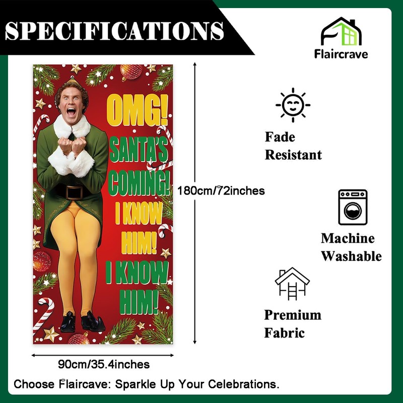 Funny Christmas Banner Happy Xmas Backdrop Sign Funny Winter Xmas