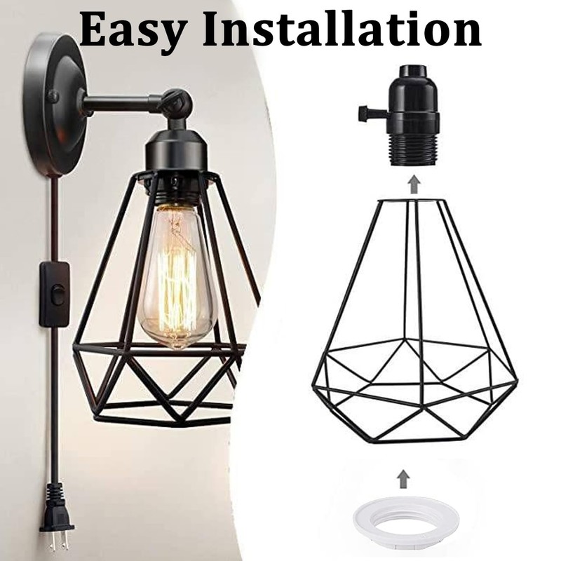 4 Pack Lamp Shade Reducer Ring, E27 Lamp Shade Reducer